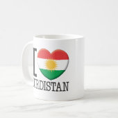 クルジスタン コーヒーマグカップ (正面左)