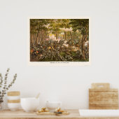 クルスとアリソンによる荒野の戦い1864 ポスター (キッチン)