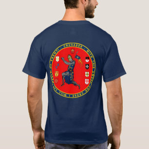 クルセーダーのシールのワイシャツ Tシャツ