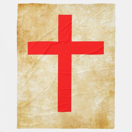 クルセーダーの十字 フリースブランケット (正面)