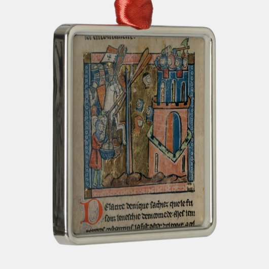 クルセーダーは1097年に頭部とのNicaeaを衝撃します メタルオーナメント (右)