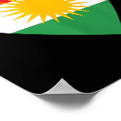 クルディスタンのギフト彼女のBiji NewrozクルディッシュRojava ポスター (角)