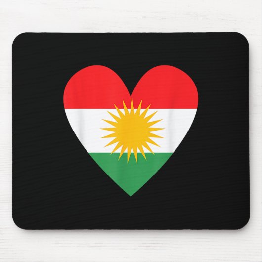 クルディスタンのギフト彼女のBiji NewrozクルディッシュRojava マウスパッド (正面)