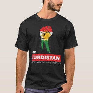 クルディスタンの自由、クリスの独立を支援 Tシャツ