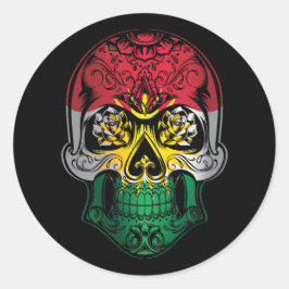 クルディスタンスカルバラ国旗 ラウンドシール