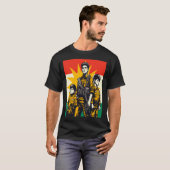 クルディスタン国旗のアクティブ Tシャツ (正面フル)