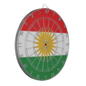 クルディスタン国旗 ダーツボード (正面左)