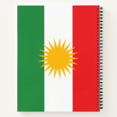 クルディスタン国旗 ノートブック (裏面)