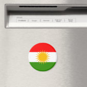 クルディスタン国旗 マグネット (インサイチュ (食洗機))