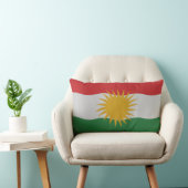 クルディスタン国旗 ランバークッション (椅子)