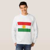 クルディスタン国旗 Tシャツ (正面フル)