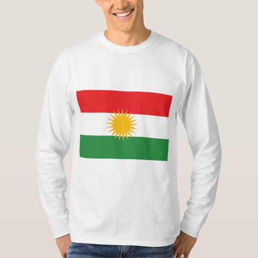 クルディスタン国旗 Tシャツ (正面)
