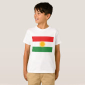 クルディスタン国旗 Tシャツ (正面フル)