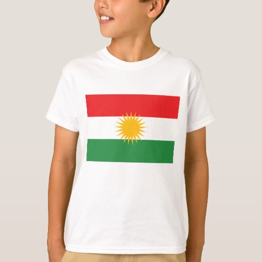 クルディスタン国旗 Tシャツ (正面)