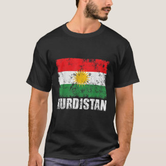クルディスタン国旗Rojava Kurdish Kurds Tおもしろいシャツ Tシャツ