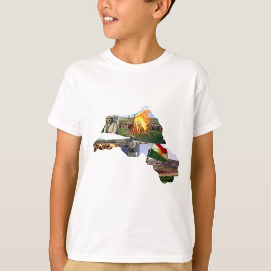 クルディスタン文化 Tシャツ (正面)