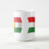 クルディスタン旗マグカップ コーヒーマグカップ (中央)
