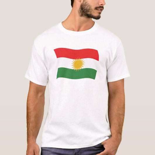 クルディスタン旗Tシャツ Tシャツ (正面)
