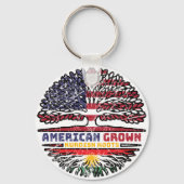 クルディスタンUSアメリカ合衆国アメリカ合衆国統一された州Tr キーホルダー (裏面)