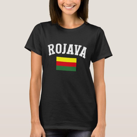 クルディタンクルドKurdish Rojava Tシャツ (正面)