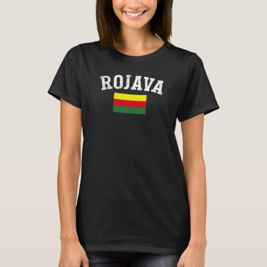 クルディタンクルドKurdish Rojava Tシャツ (正面)
