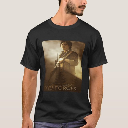 クルディタンロジャワYpg Ypj Tシャツ (正面)