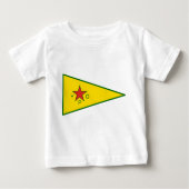クルドの自由の戦闘機 ベビーTシャツ (正面)