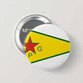 クルドの自由の戦闘機 缶バッジ (正面&裏面)