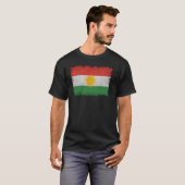 クルド国旗 Tシャツ (正面フル)