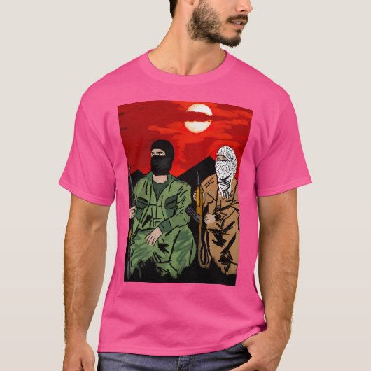 クルド戦闘機 Tシャツ (正面)