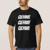 クルド語のコーヒー – qehwe tシャツ (正面)