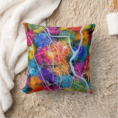 クルナバングラデシュの地図 クッション (ブランケット)