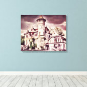 クルパーク城 キャンバスプリント (インサイチュ (ウッドフロア))