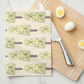 クルフィクルフィインディアンフードアイスクリームデザー凍っていト キッチンタオル (四つ折り)