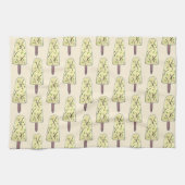 クルフィクルフィインディアンフードアイスクリームデザー凍っていト キッチンタオル (横)