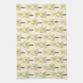 クルフィクルフィインディアンフードアイスクリームデザー凍っていト キッチンタオル (縦)