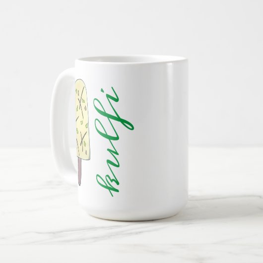 クルフィクルフィインディアンフードアイスクリームデザー凍っていト コーヒーマグカップ (正面左)