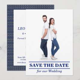 クルマより船が好きなカップルにぴったりなセーブ・ザ・デートカード セーブザデート