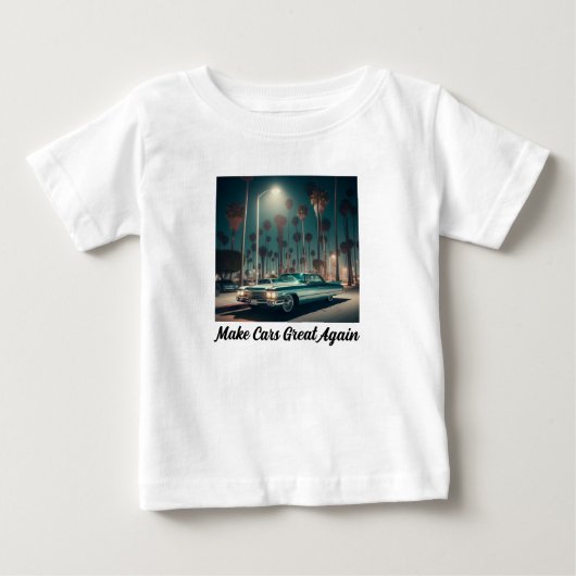 クルマを再び偉大に ベビーTシャツ (正面)