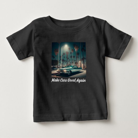 クルマを再び偉大に ベビーTシャツ (正面)