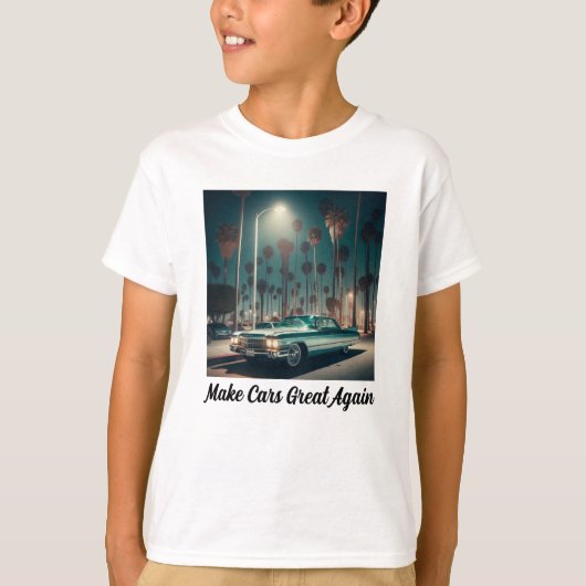 クルマを再び偉大に Tシャツ (正面)