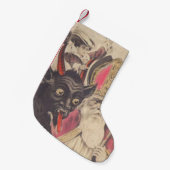 クルマを誘拐するクランパスサンニコラウス スモールクリスマスストッキング (正面 (吊り時))