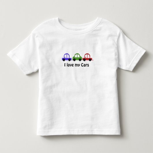 クルマ大好き トドラーTシャツ (正面)