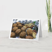 クルミとブラジルナッツ カード (正面)