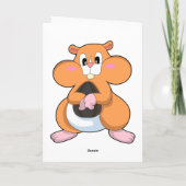 クルミのいるハムスター カード (裏面)