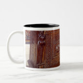 クルミのサイドボード、Lyonnaisの学校 ツートーンマグカップ (左)