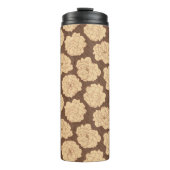 クルミの茶色のバロックバラ – シームレスなパターン。 タンブラー (正面)