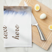 クルミを持つリス キッチンタオル (四つ折り)