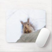 クルミを持つリス マウスパッド (マウス)