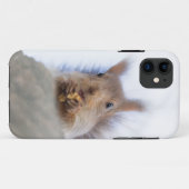 クルミを持つリス Case-Mate iPhoneケース (裏面(横))